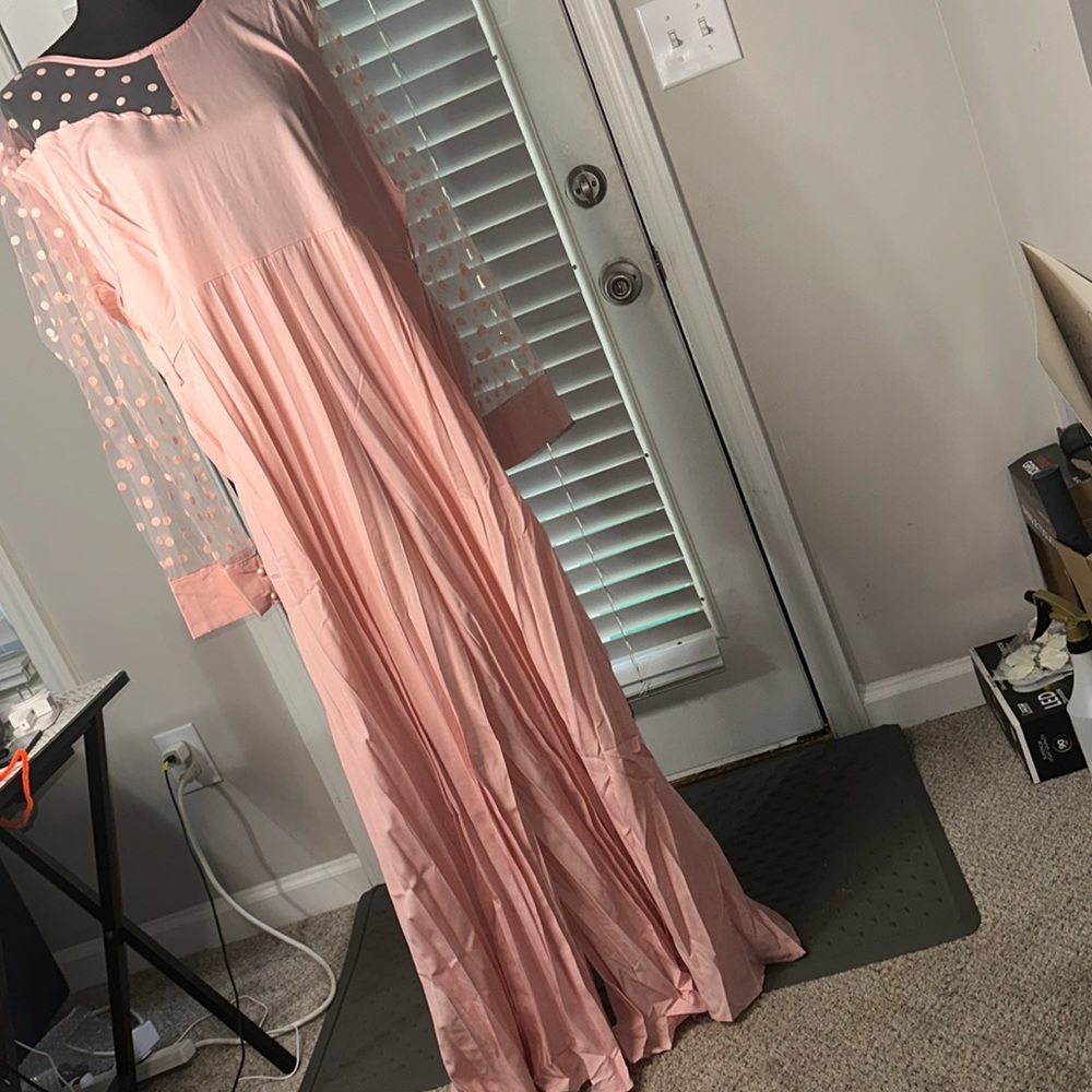 Peach jumpsuit